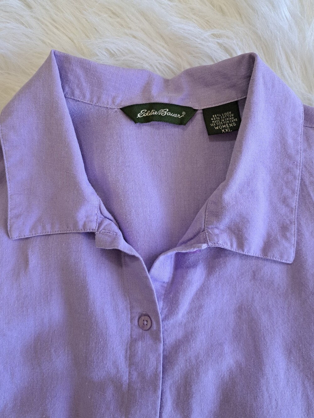 Eddie Bauer Linen Top - Picture 4 of 7